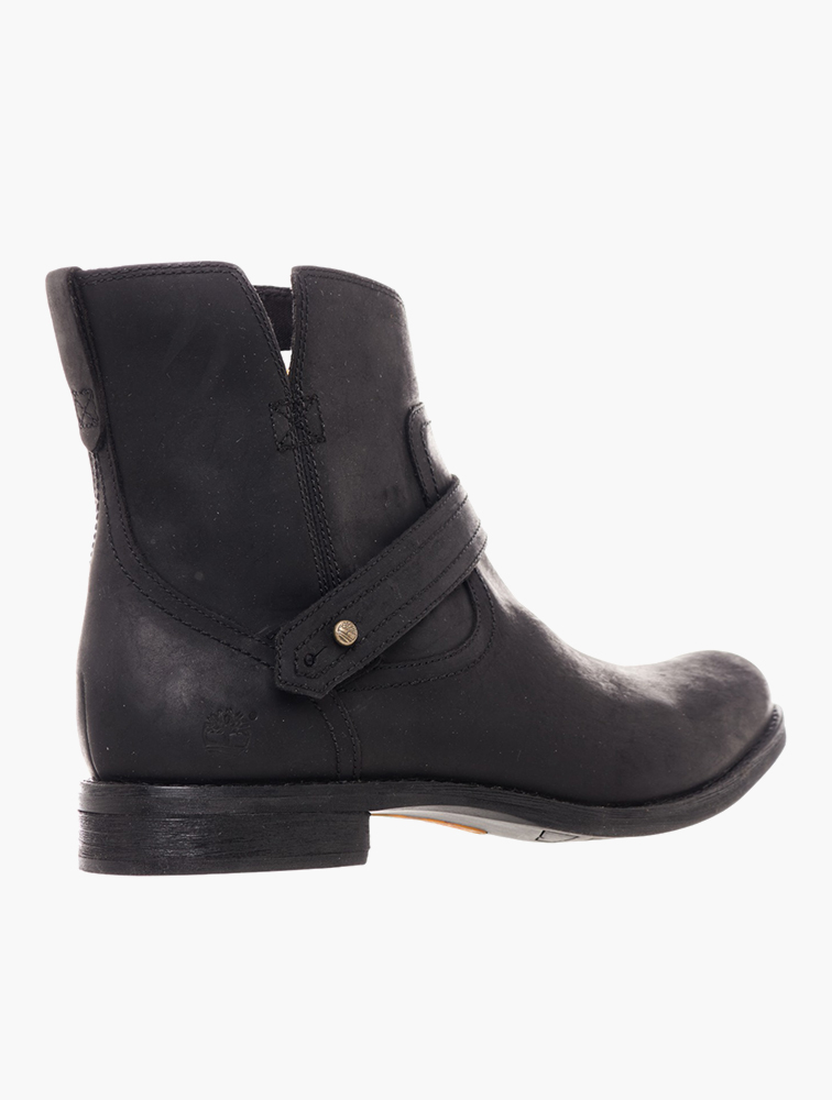 MyRunway | Shop Timberland Black Leather Ankle Boots for Women